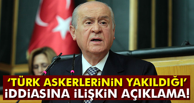 Bahçeli,o iddialara ilişkin konuştu