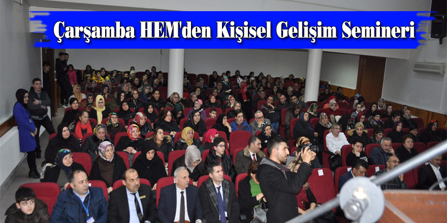 Çarşamba HEM'den Kişisel Gelişim Semineri