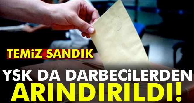 YSK'dan çarpıcı tablo: Temiz sandık