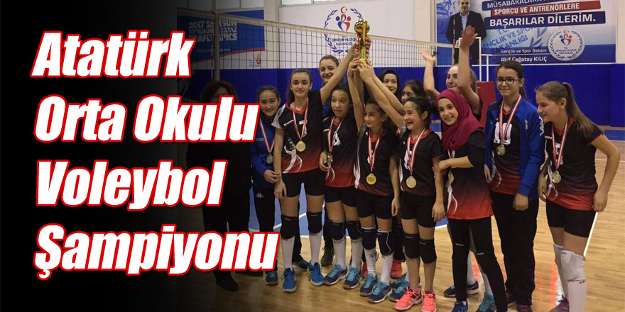 Atatürk Orta Okulu Voleybol Şampiyonu