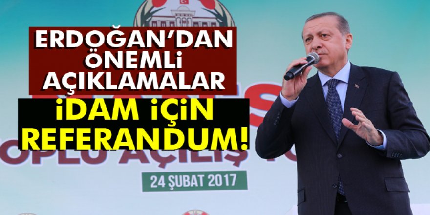 'Gerekirse bunun için de bir referandum yolu açabiliriz'