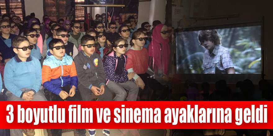 3 boyutlu film ve sinema ayaklarına geldi