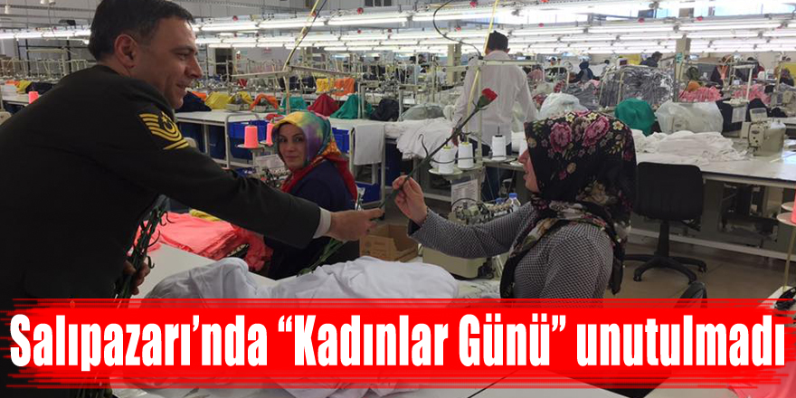 Salıpazarı’nda “Kadınlar Günü” unutulmadı