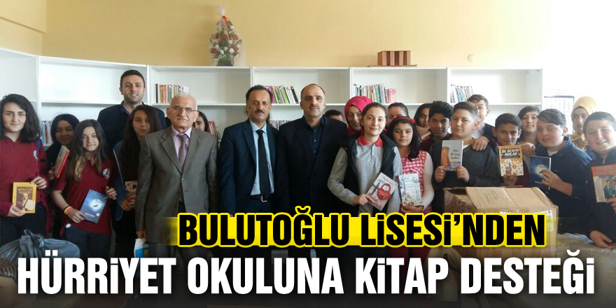 Bulutoğlu Lisesi’nden Kitap Desteği