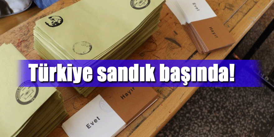 Türkiye sandık başında!