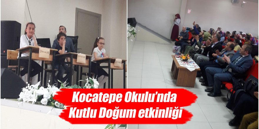 Kocatepe Okulu’nda Kutlu Doğum etkniliği