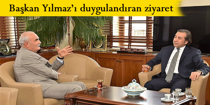  Başkan Yılmaz’ı duygulandıran ziyaret 