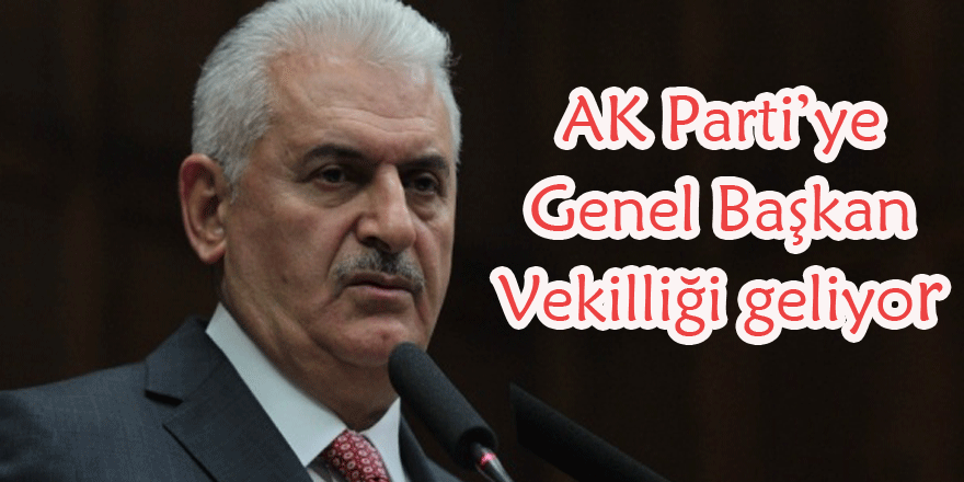 AK Parti’ye Genel Başkan Vekilliği geliyor