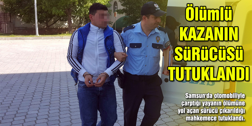 Ölümlü kazanın sürücüsü tutuklandı