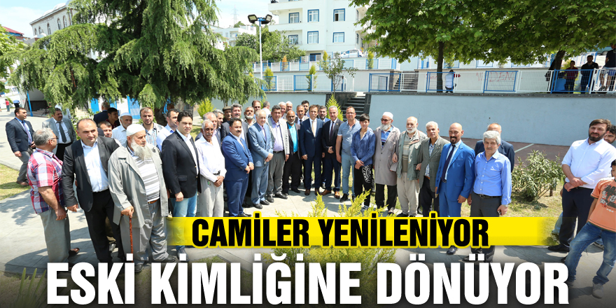 CANİK'TE CAMİLER YENİLENİYOR