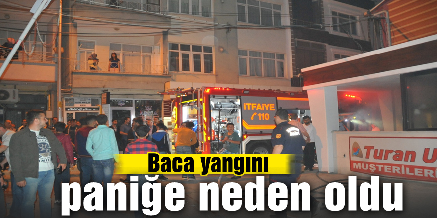 Baca yangını paniğe neden oldu