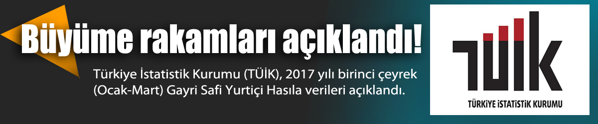 Büyüme rakamları açıklandı!