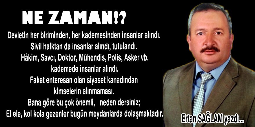 NE ZAMAN!?