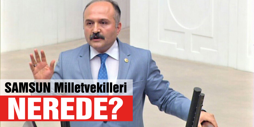 Samsun Milletvekilleri nerede?