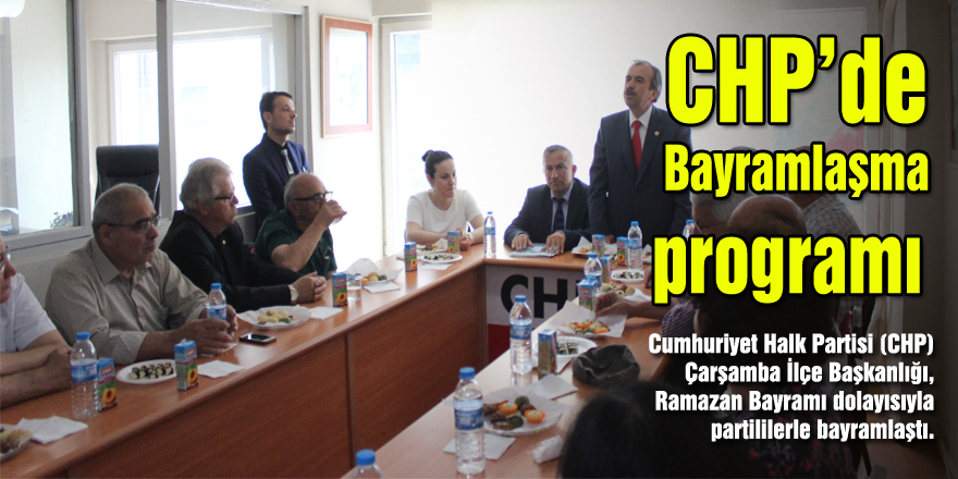 CHP’de Bayramlaşma programı