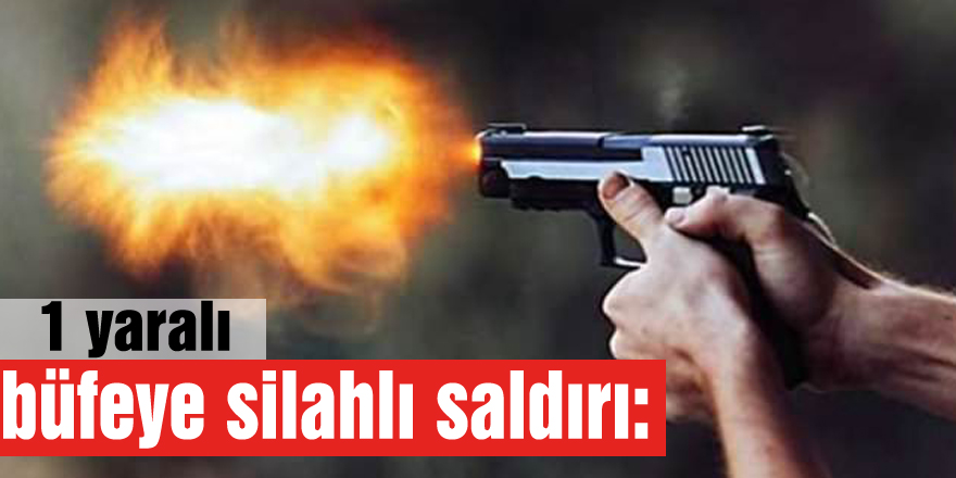 Samsun'da büfeye silahlı saldırı: 1 yaralı