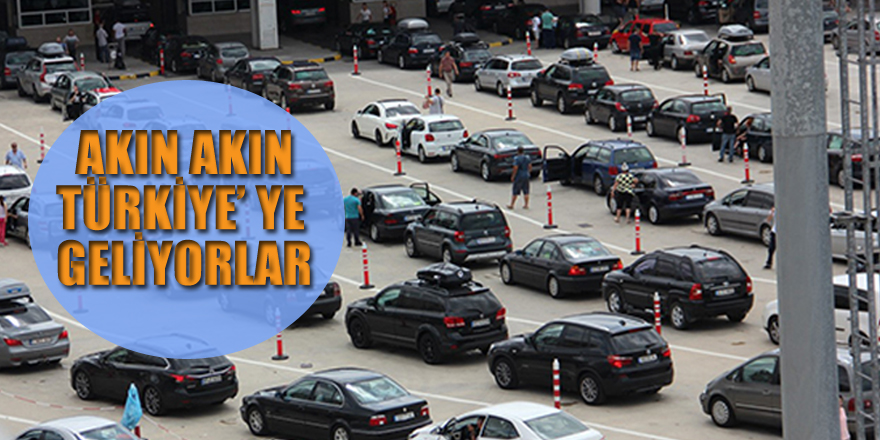 Kapıkule Sınır Kapısı’nda ‘gurbetçi’ yoğunluğu