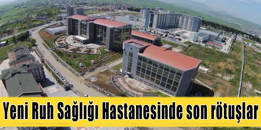 Yeni Ruh Sağlığı Hastanesinde son rötuşlar