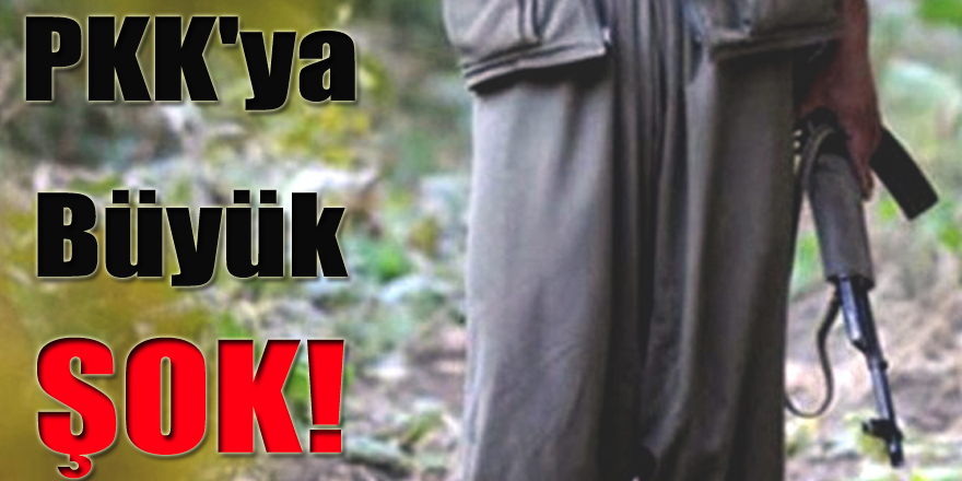 PKK'ya büyük şok! Aranan terörist teslim oldu