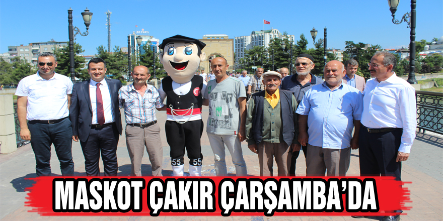 Maskot Çakır Çarşamba’da