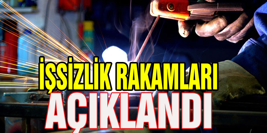 İşsizlik rakamları açıklandı..