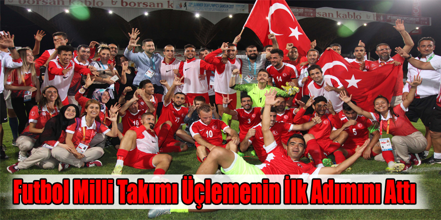 Futbol Milli Takımı Üçlemenin İlk Adımını Attı