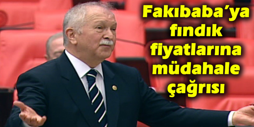 Fakıbaba’ya fındık fiyatlarına müdahale çağrısı