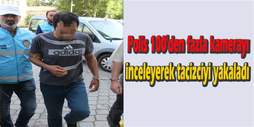 Polis 100'den fazla kamerayı inceleyerek tacizciyi yakaladı