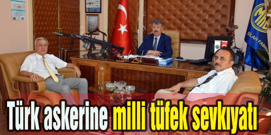 Türk askerine milli tüfek sevkıyatı