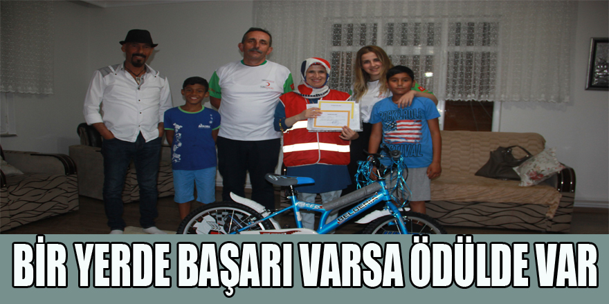 BİR YERDE BAŞARI VARSA ÖDÜLDE VAR