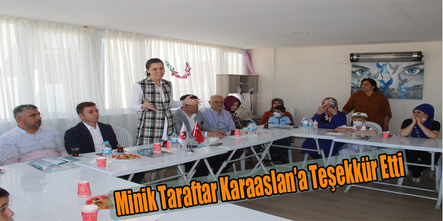 Minik Taraftar Karaaslan’a Teşekkür Etti