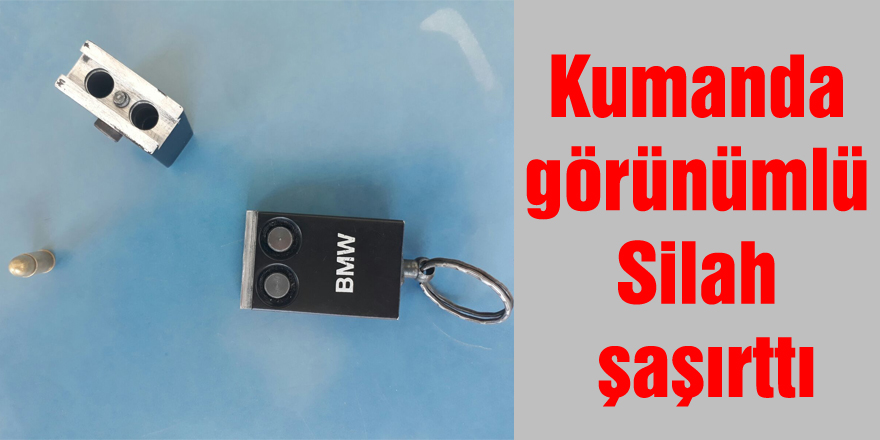 Kumanda görünümlü Silah şaşırttı