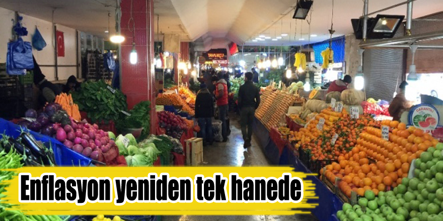 Enflasyon yeniden tek hanede