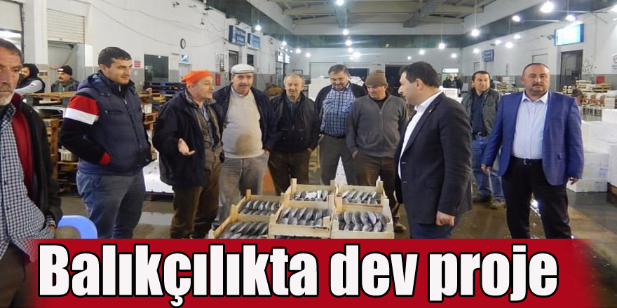 Balıkçılıkta dev proje