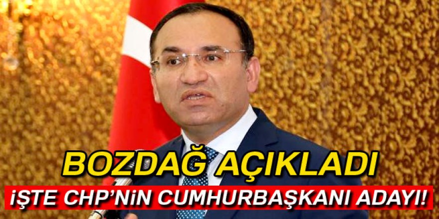 Başbakan Yardımcısı Bozdağ: 'Kılıçdaroğlu Cumhurbaşkanı adayı olacak'