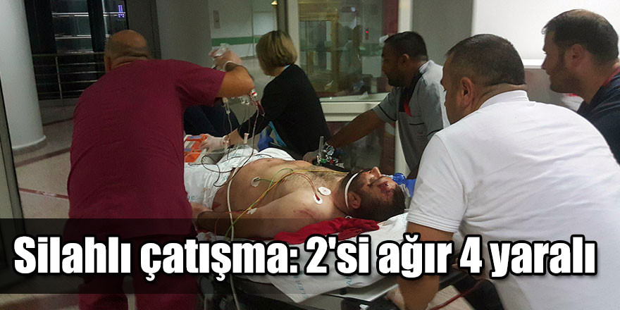 Samsun'da silahlı çatışma: 2'si ağır 4 yaralı