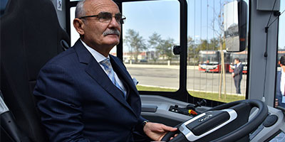 70 yeni otobüs Samsun halkının hizmetinde
