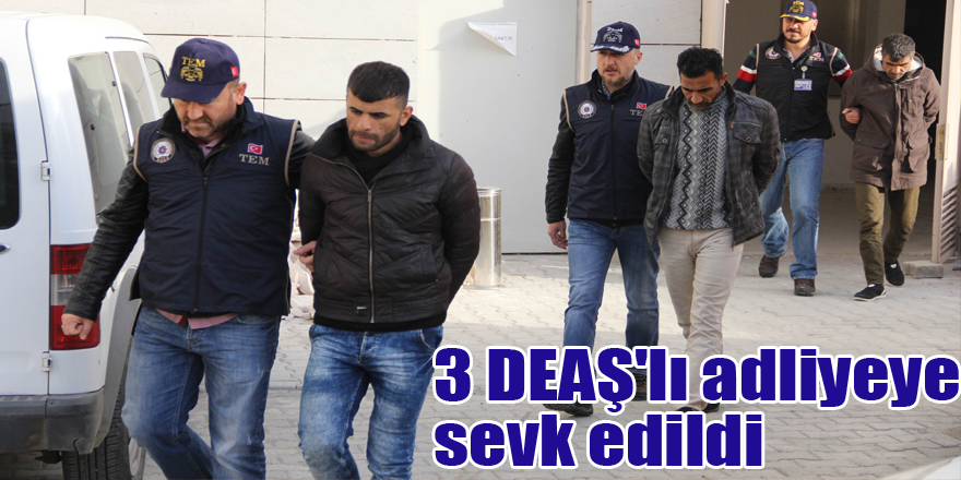 Samsun'da 3 DEAŞ'lı adliyeye sevk edildi 