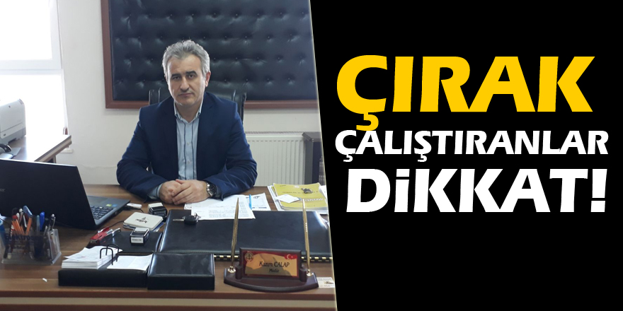 Çırak çalıştıranlar dikkat!