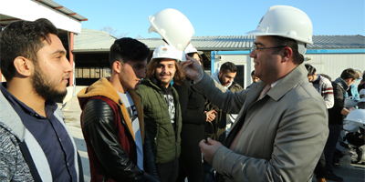 Mühendis adaylarına ilk baret Taşçı’dan