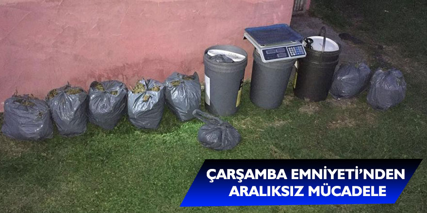 Çarşamba’da uyuşturucu operasyonu