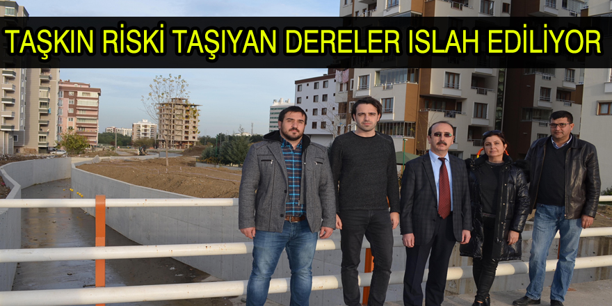 Taşkın riski taşıyan dereler ıslah ediliyor