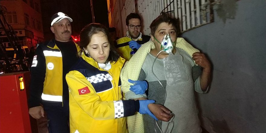 Samsun'da yangın paniği: 3 kişi hastanelik oldu