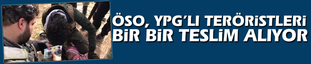 ÖSO, YPG’li teröristleri bir bir teslim alıyor