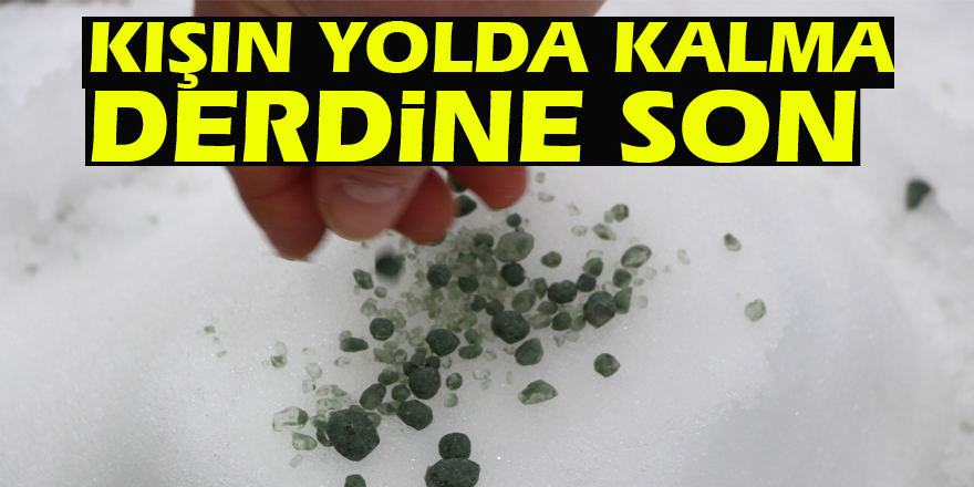 Buzu parçalayan solüsyon ile kışın yolda kalma derdine son