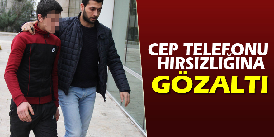 Cep telefonu hırsızlığına gözaltı