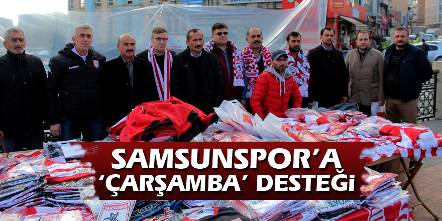 Samsunspor’a ‘Çarşamba’ desteği