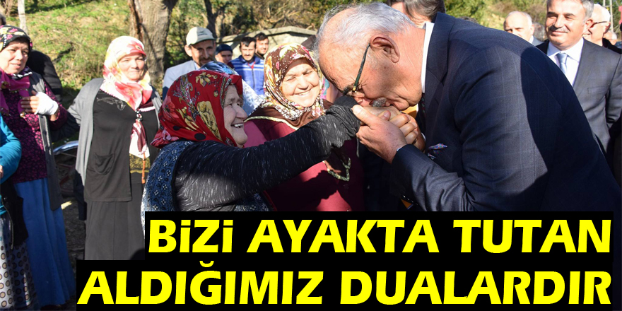 Başkan Yılmaz: Bizi ayakta tutan aldığımız dualardır