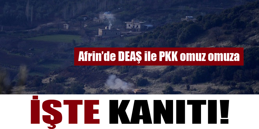 Afrin’de DEAŞ ile PKK omuz omuza