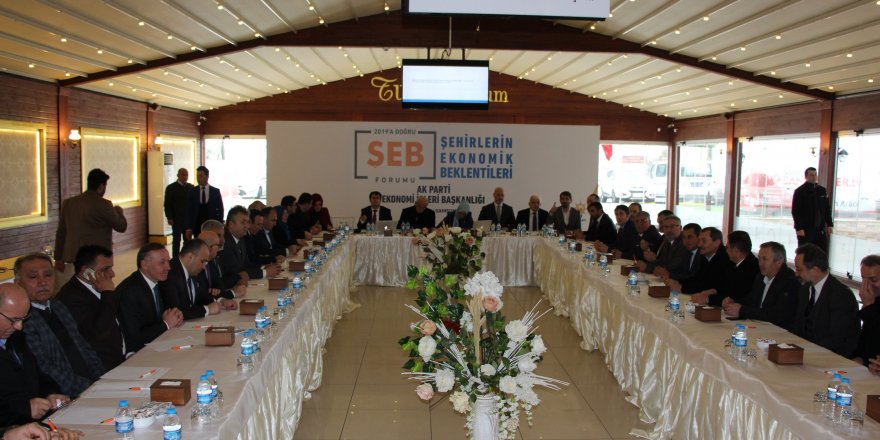 Samsun'da "Şehirlerin Ekonomik Beklentileri" toplantısı 